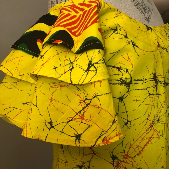 African print shift dress - Picture 2 of 2